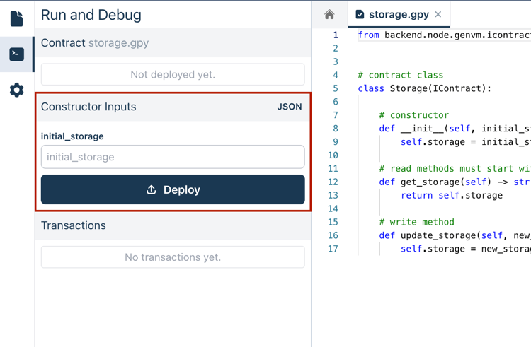 Deploy Contracts | GenLayer Documentation