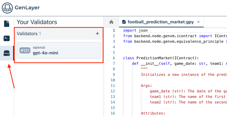 Accessing and Configuring Validators | Detailed GenLayer Documentation